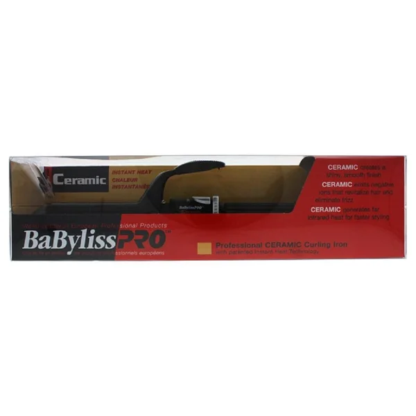 Babyliss Pro Professional Ceramic Curling Iron - Model #BABC75MC - Black by BaBylissPRO for Unisex