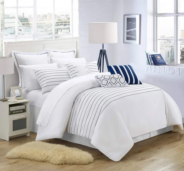 Chic Home Brenton 9-Pc. Comforter Set - White - King