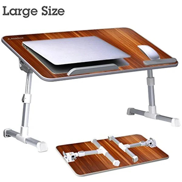 Large Size Adjustable Laptop Bed Table, Portable Standing Desk, Foldable Sofa