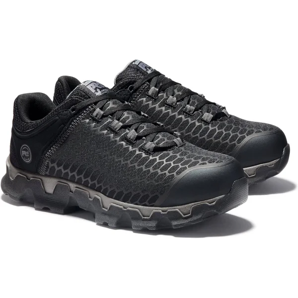 Timberland Pro Men's Powertrain Sport Alloy Safety Toe Shoes 10.5 Black Wide