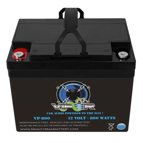Viper Vp-800 12V 800 Watt Car Audio High Current Power Cell - Battery