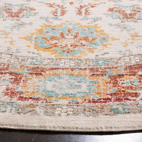 Safavieh SUT405L Sutton Ivory, Brick Area Rug - 9& x 13&
