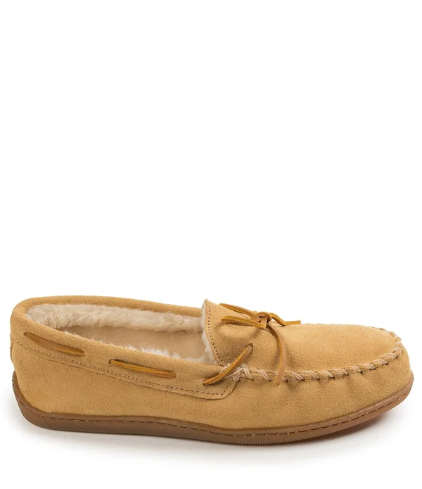 Minnetonka Men's Pile Lined Hardsole Slipper