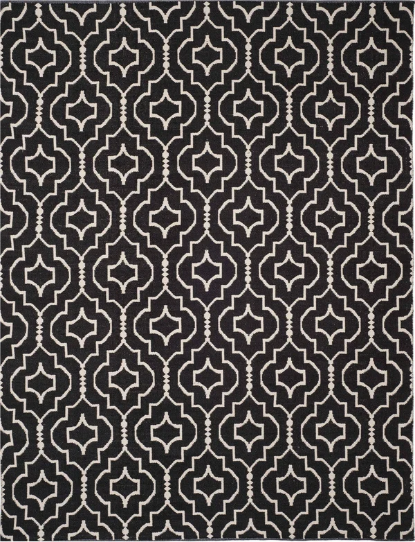 Safavieh Montauk Black/Ivory 4 ft. x 6 ft. Area Rug