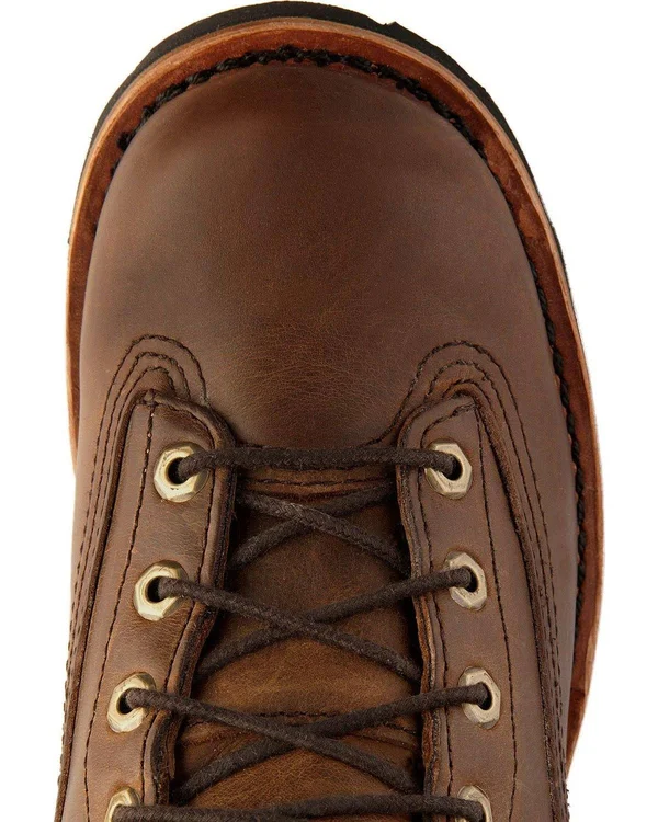 Chippewa Men's Bay Apache 8 in. Waterproof Logger Boots, 73100, Brown