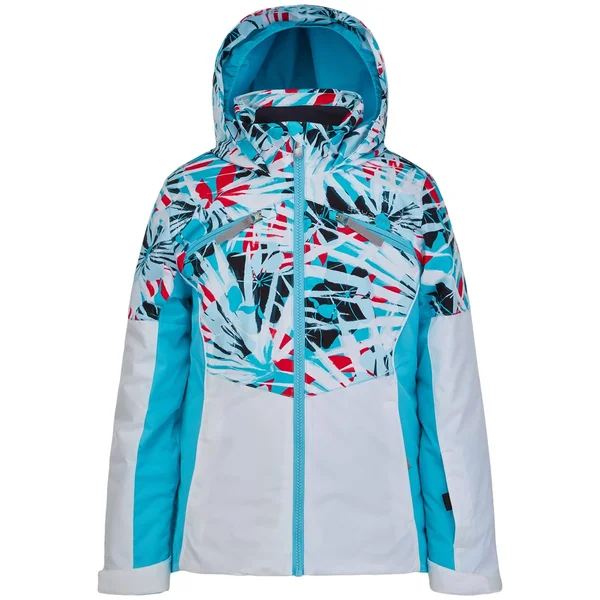 Kid's Spyder Conquer Jacket Girls& 2022 - 12 White - Plastic
