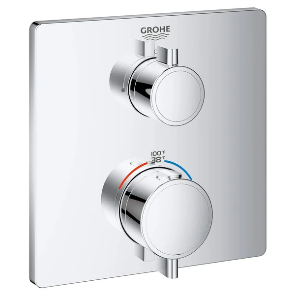 Grohtherm Dual Function 2-Handle Thermostatic Trim Grohe 24111000