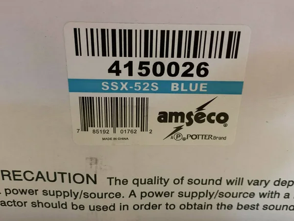 Potter Electric Signal SSX52SB 15W Siren/Strobe - Blue