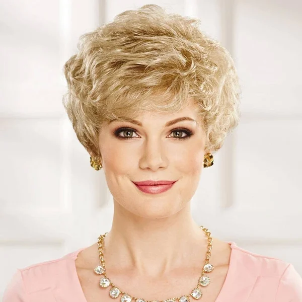 Blonde Celebrity WhisperLite Wig by Paula Young - Short Wavy Wig