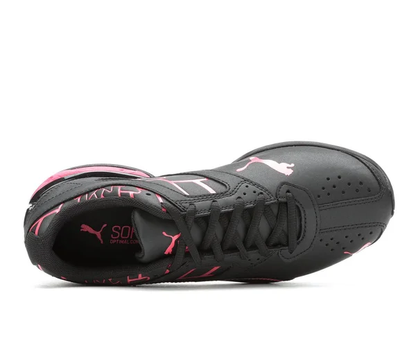 Women's Puma Tazon 6 Blossom Sneakers in Black/Pink Size 7 Wide