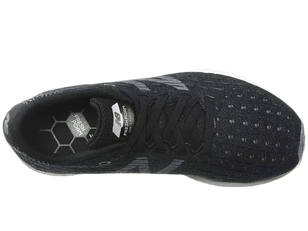 New Balance Fresh Foam Zante Pursuit Black/Castlerock Women's Running Shoes - Black/White, Size: 5.5