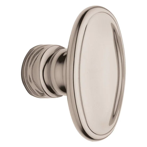 Baldwin 5057056MR Estate Pair of Knobs Satin Nickel Lifetime Finish