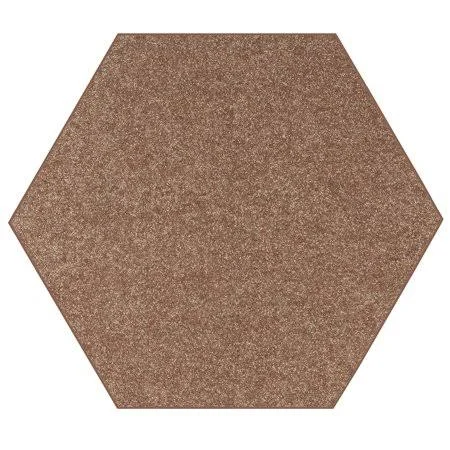 Saturn Collection Kids Favourite Area Rugs Brown - 6' Hexagon