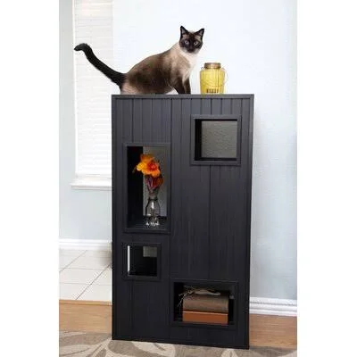 48x22 Ringler Cat Tree Tucker Murphy Pet Color: Espresso