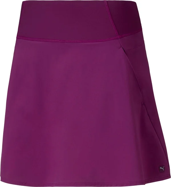 Puma Women's PWRSHAPE Solid Woven Golf Skirt - Dark Purple - L