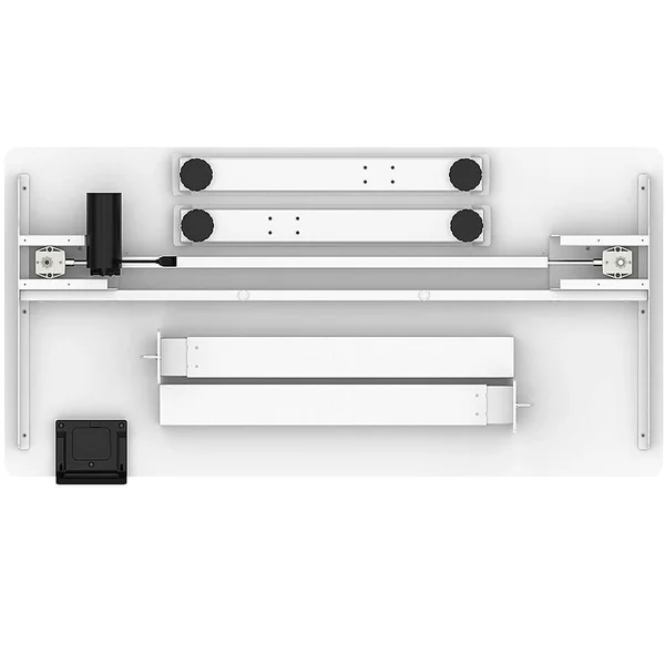 FlexiSpot Vici 48x22W Quick-Install Height-Adjustable Desk, White