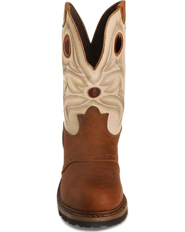 Tony Lama Men's Sienna Grizzly 3R Waterproof Steel-Toe Work Boots