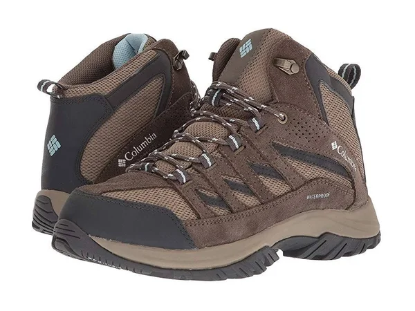 Columbia Women's Crestwood Mid Waterproof Boot - 9.5 - Pebble - Oxygen