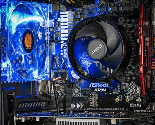 Skytech Archangel VR Ready Gaming Computer Desktop PC - Ryzen 2600, AMD RX 580 4gb, 8GB DDR4, 500g SSD, Wi-Fi, DVD ROM, Windows