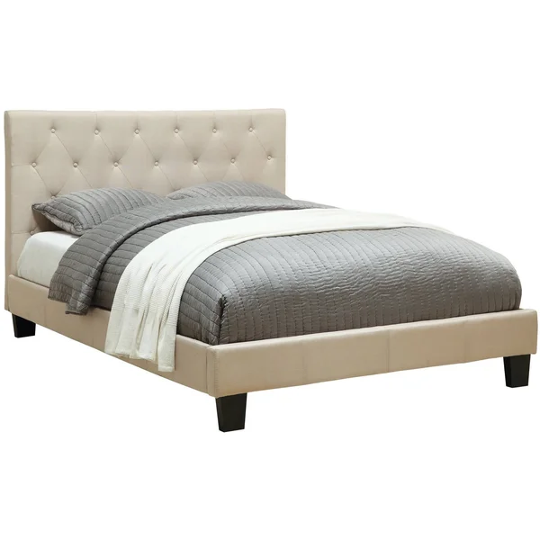 Summit 60x22 Queen Platform Bed, Natural Linen