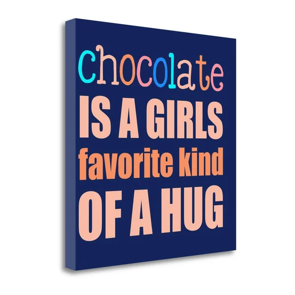 Tangletown Fine Art 'Chocolate' by Longfellow Designs Giclee Print on Gallery Wrap Canvas - Brown