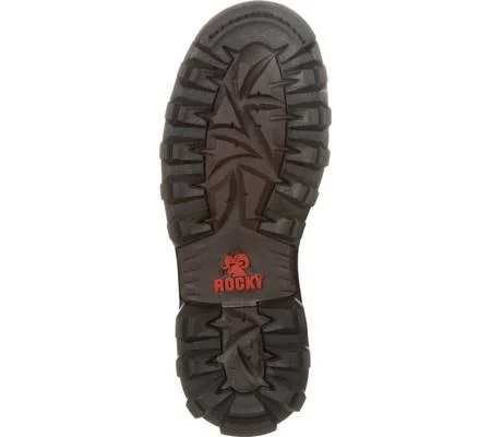 Men's Rocky 9 inch Lace to Toe Bearclaw 9234 Red/Brown Full Grain 6.5 M