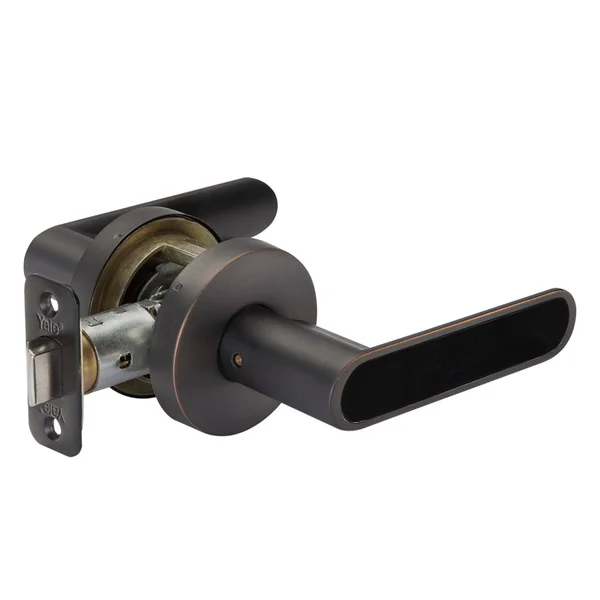 Yale yr21kcbfrus3 Kincaid Lever with Black Inlay Privacy Lock - ea