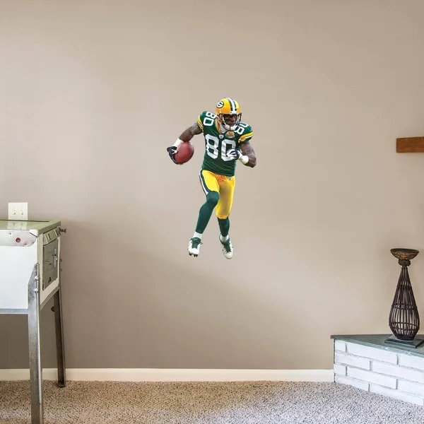 Green Bay Packers: Donald Driver Legend - Officially Licensed NFL Removable Wall Adhesive Wall Decal Giant Athlete +3 Wall Decal