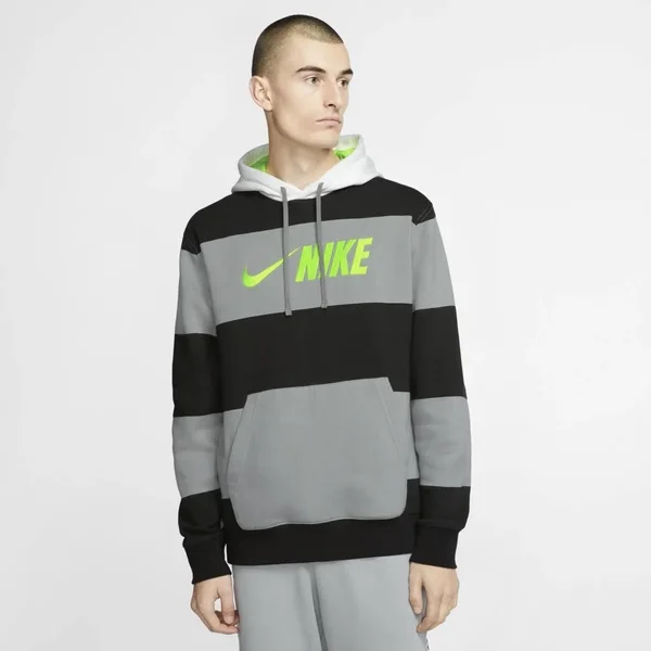 Nike Sportswear Club Men's Hoodie in Grey - Size: Large, CW4693-073