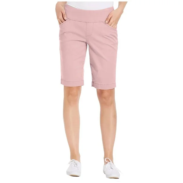 Jag Women's Ainsley Bermuda Twill Shorts (Jungle Palm - 4)