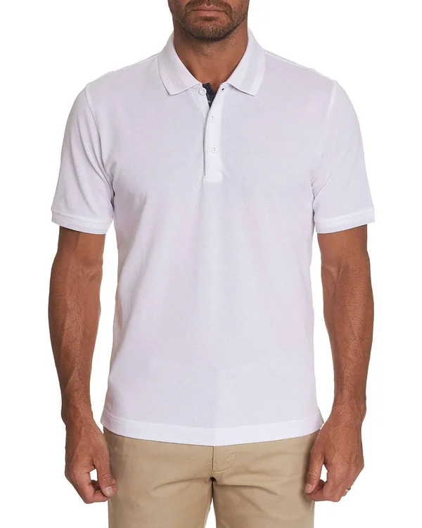 Robert Graham Champion Polo White - Men's, Size: XL