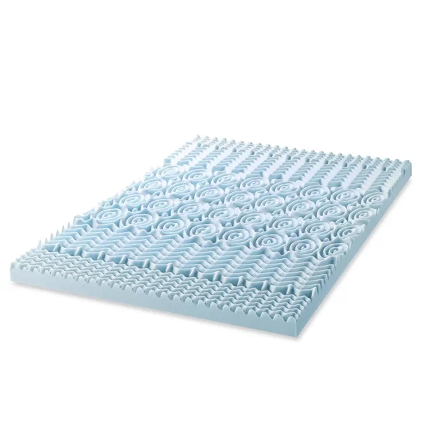 4 inch 5-Zone Memory Foam Mattress Topper with Cooling Gel Infusion - Full