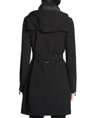 Calvin Klein Women's Soft Shell Double Breasted Trench Coat