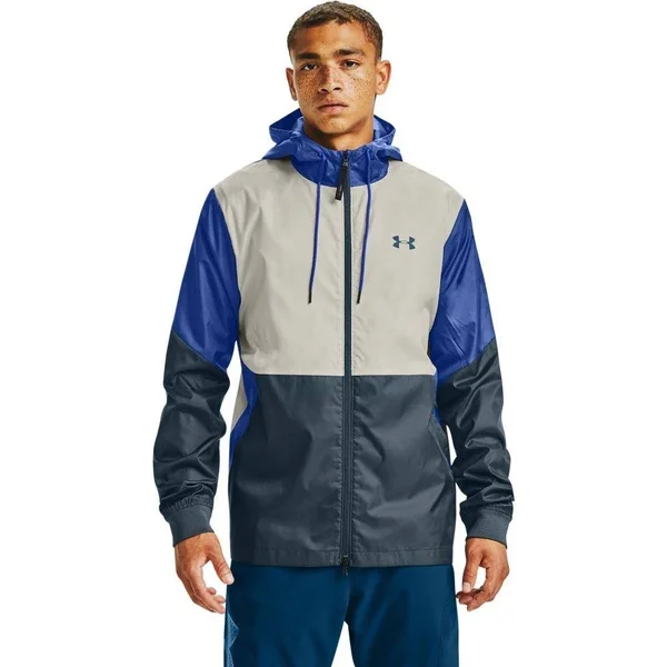 Under Armour Men's Legacy Windbreaker Jacket - White, MD