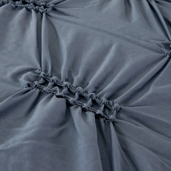 Modern Threads 5-Piece Queen Solid Textured Comforter Set in Alanis