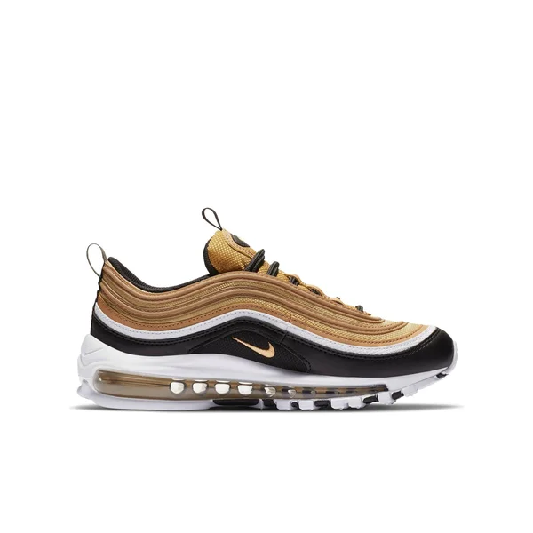Nike Air Max 97 Black/Gold Grade School Boys& Shoes, Size: 7