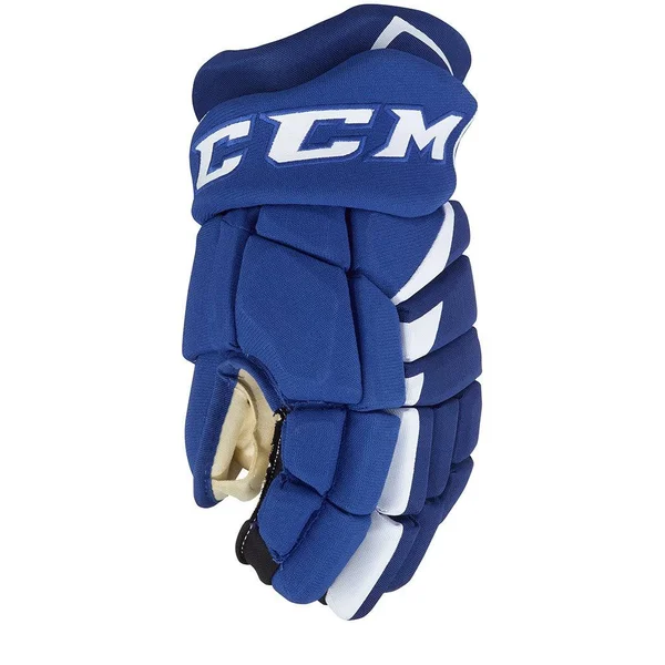 CCM Jetspeed FT485 Hockey Gloves - Junior - Black/Orange - 11.0x22