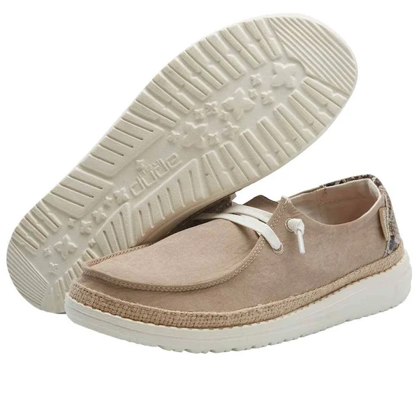 Hey Dude Wendy Python Shoe Women's - Brown, 10