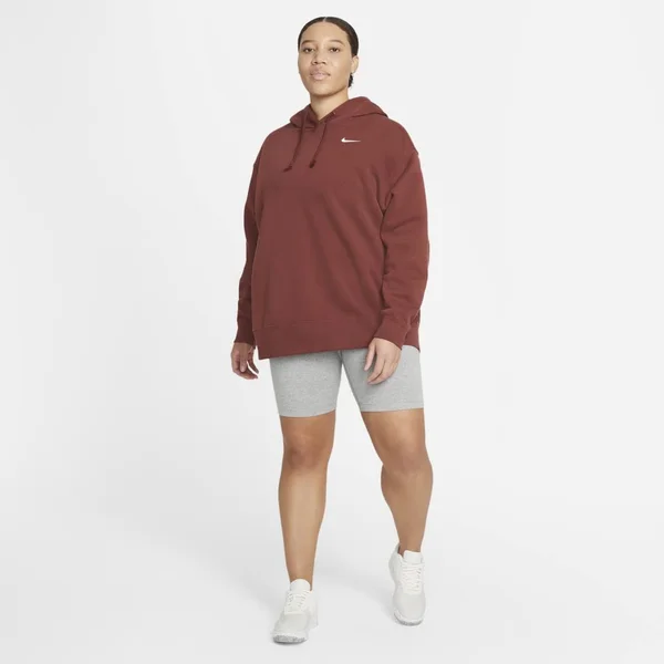 Nike Fleece Hoodie, Size 2x in Dark Pony/White at Nordstrom