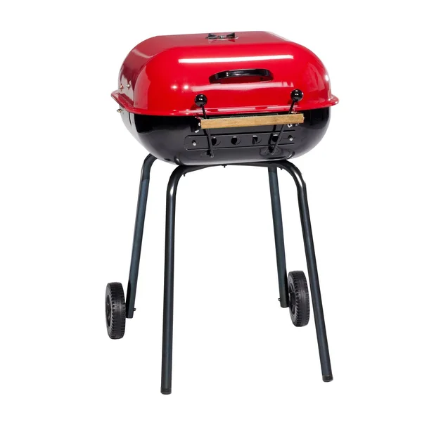 Americana Swinger Charcoal Grill in Red