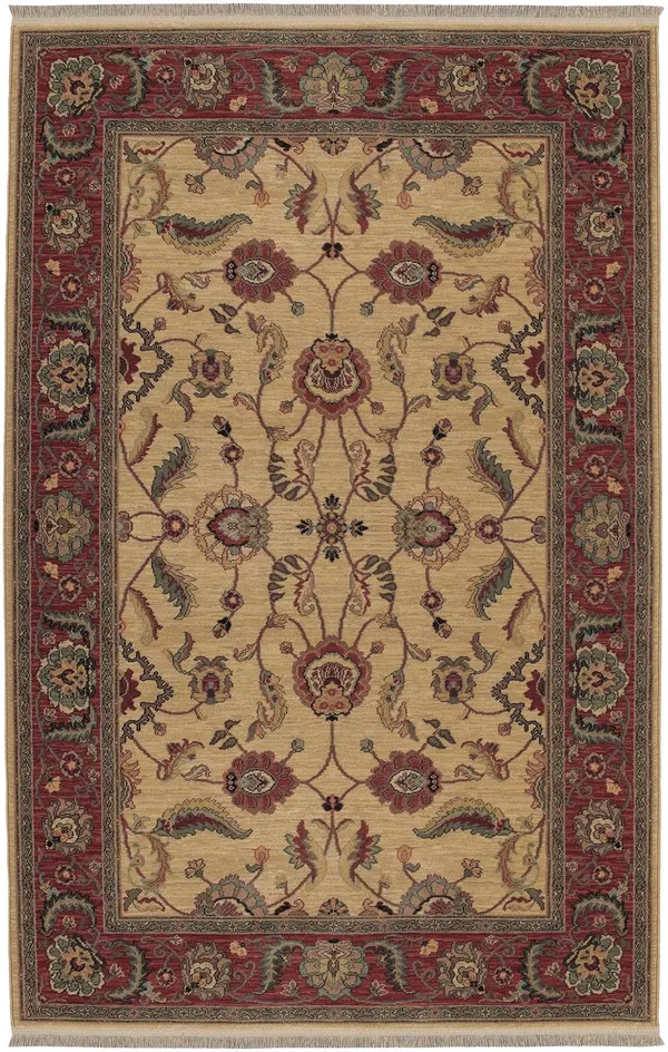 Karastan Ashara Agra Ivory 00549 Area Rug - 2& 6x22x4&