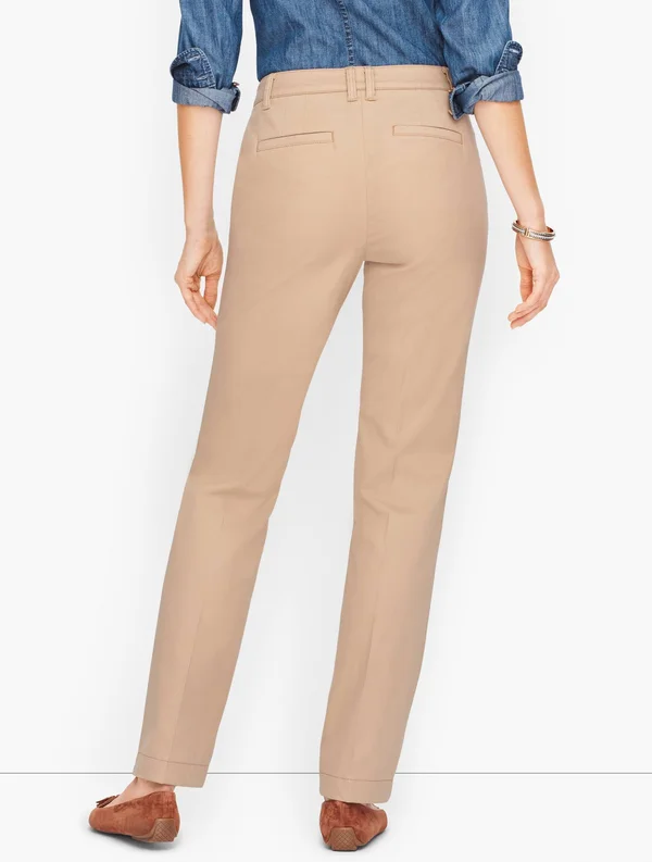 Petite - The Perfect Chinos Pants - Curvy Fit - Indigo - 6 Talbots