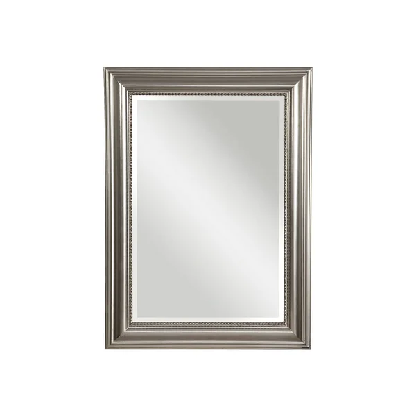 Uttermost Stuart Silver Beaded Mirror - Silver Leaf