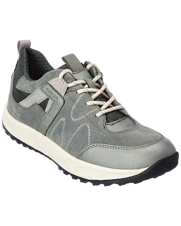 Geox Delray Suede-Trim Sneaker, 36, Multi