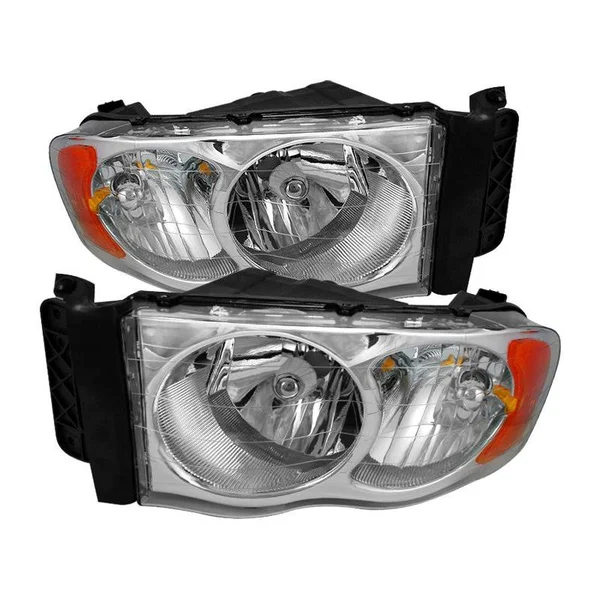 Dodge Ram 3500 Xtune Chrome Crystal Headlights