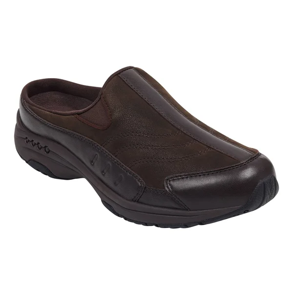 Women's Easy Spirit Traveltime Sneaker - Size 9.5 W - Brown