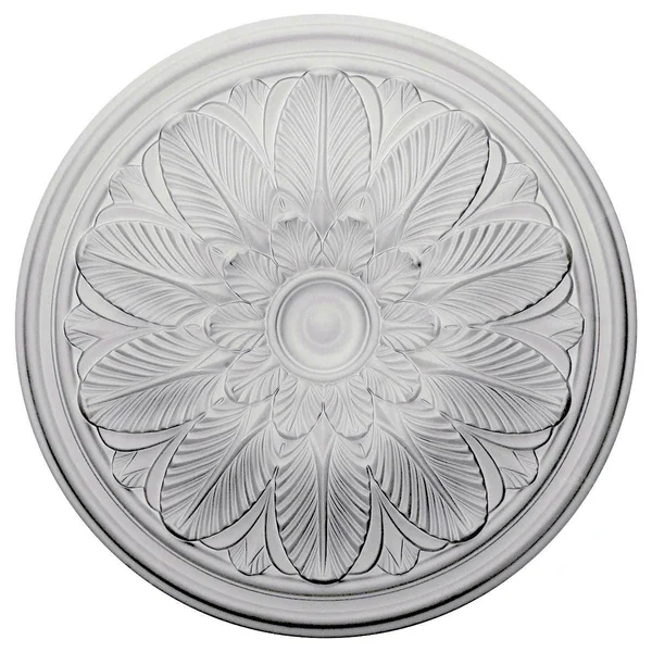 22 5/8x22OD x 1 3/4x22P Bordeaux Ceiling Medallion (Fits Canopies Up to 3 1/4x22) - Hand-Painted Spartan Stone