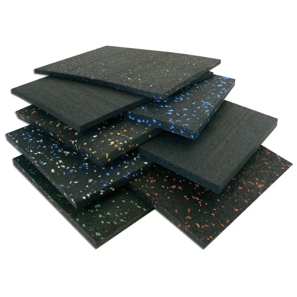 Rubber Cal Elephant Bark Flooring - Red Dot, 3/8-Inch x 4 x 11-Feet