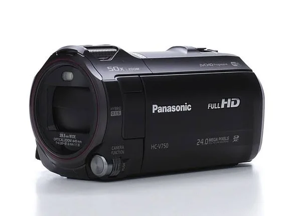 Panasonic HC-V750 12.76 MP Camcorder - 1080p - Black