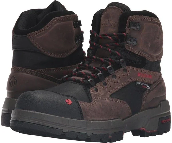 Men's Wolverine Legend Work Boot - Dark Brown - Size 8.5